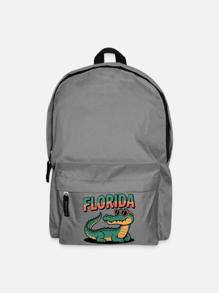 Florida Alligator - Rucksack - Mittelgrau