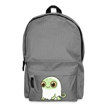 Caméléon Halloween fantôme - Sac à dos - gris éléphant - Devant