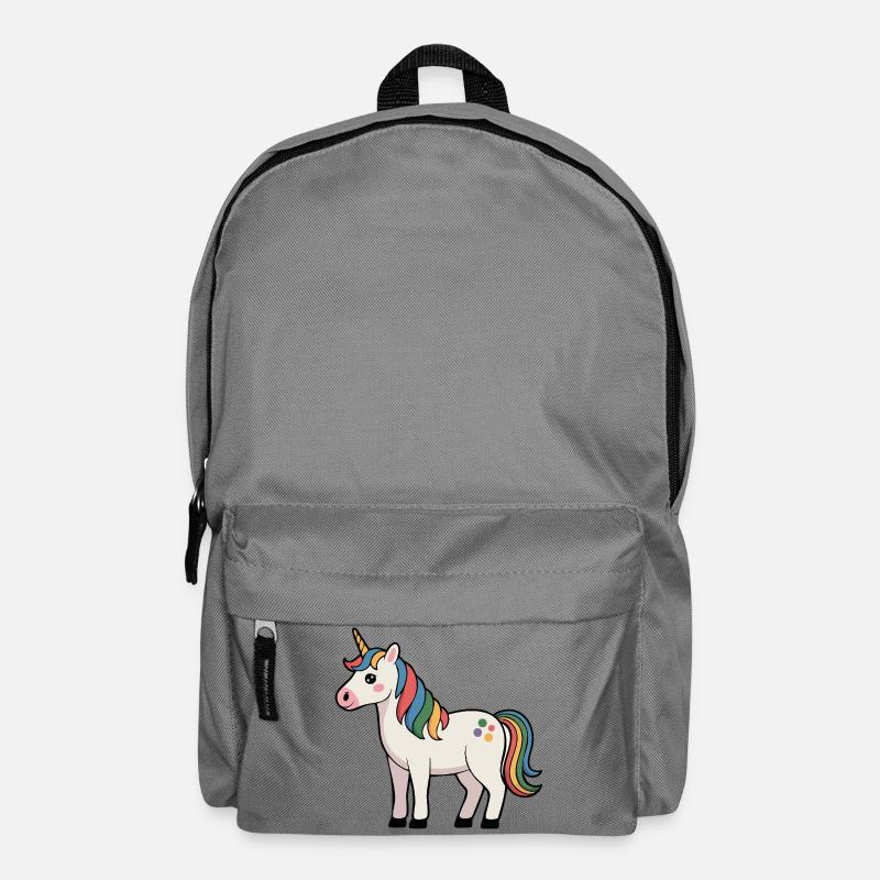 Einhorn - Rucksack - Mittelgrau