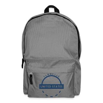 Tennessee U.S. Emblem Circle - Backpack - elephant grey - Front