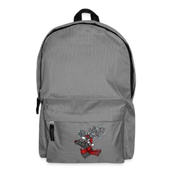 Cadeau de t-shirt de Noël de renne drôle - Sac à dos - gris éléphant - Devant