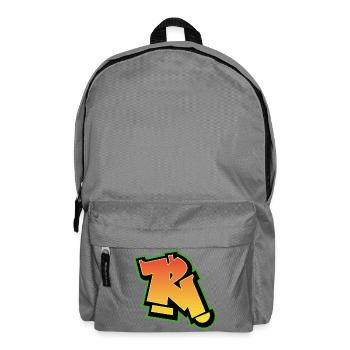 Graffiti Font Wildstyle 01 Letter 'R' - Backpack - elephant grey - Front