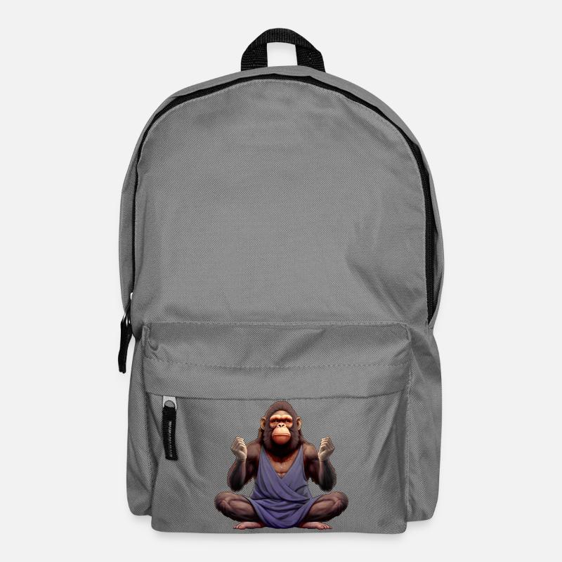 Singes de Yoga - Sac à dos - gris éléphant