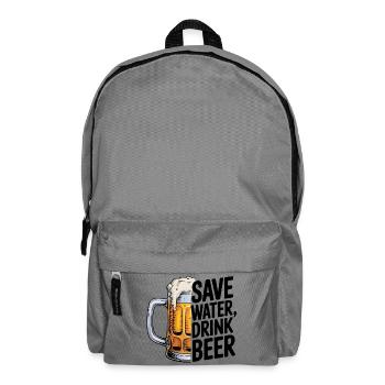 My Plans for Today - Cool Beer Logo - Backpack - elephant grey - Front