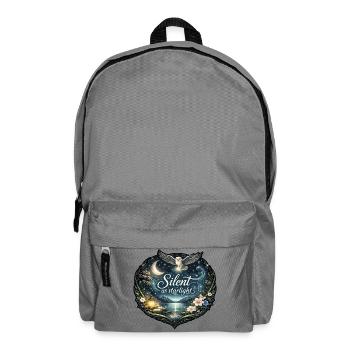 Silent as starlight - Backpack - elephant grey - Front