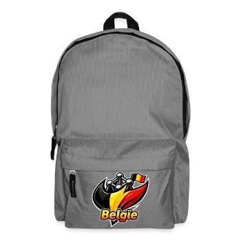 Belgium logo - Backpack - elephant grey - Front