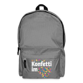 Confetti in the Heart Carnival Costume Women's Carnival - Backpack - elephant grey - Front