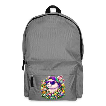 Osterhase Neon Sonnenbrille - Rucksack - Mittelgrau - Vorne