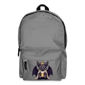 Bat Beer King - Backpack - elephant grey - Front
