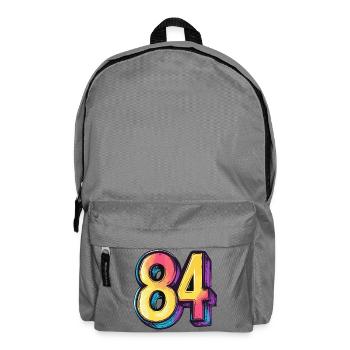84 Nombre Coloré - Sac à dos - gris éléphant - Devant