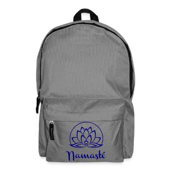 Namaste Lotus Mandala - Backpack - elephant grey - Front