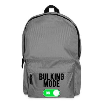 Bulking Mode On Fun Gym Fitness - Backpack - elephant grey - Front