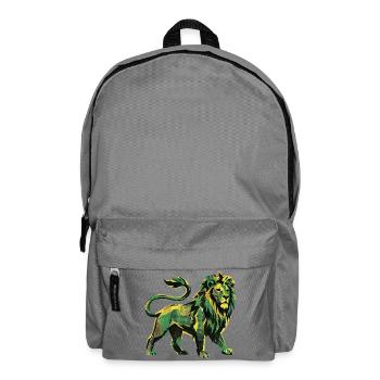 Lion Roots Reggae - Rucksack - Mittelgrau - Vorne