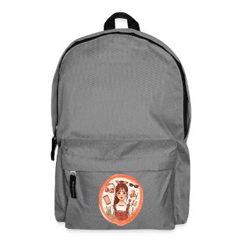 Teenager und ihr Lebensstil - Rucksack - Mittelgrau - Vorne