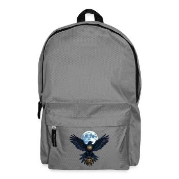 Steampunk Luna Raven with Rudder - Backpack - elephant grey - Front