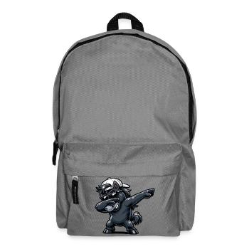 Dabbing Horse - Backpack - elephant grey - Front