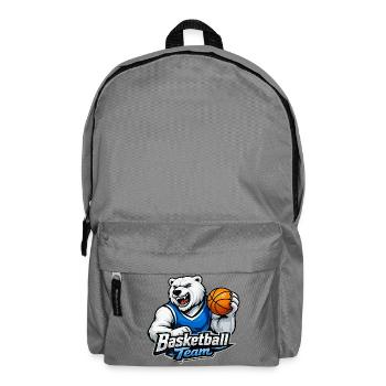 Polar Bear Basketball Team - Backpack - elephant grey - Front