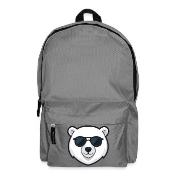 Ourson polaire lunettes noires - Sac à dos - gris éléphant - Devant
