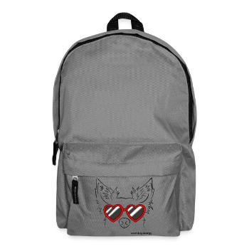 cool dog energy - Backpack - elephant grey - Front