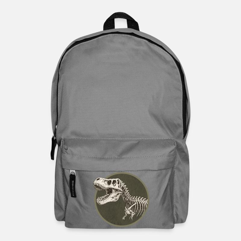 Dinosaurier - Rucksack - Mittelgrau