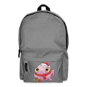 Drôle de Poisson-Blobfish - Noël avec... - Sac à dos - gris éléphant - Devant