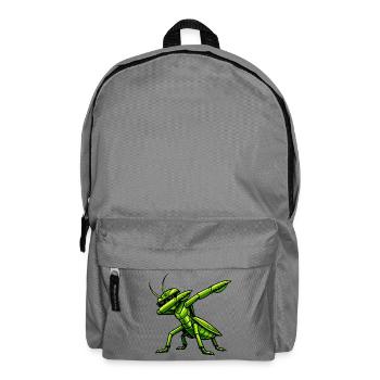 Dabbing Gottesanbeterin - Rucksack - Mittelgrau - Vorne