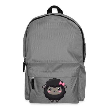 Mouton noir - Sac à dos - gris éléphant - Devant