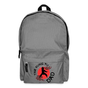Der Kung-Fu-Vater - Rucksack - Mittelgrau - Vorne
