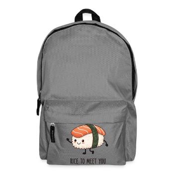 Rice To Meet You - Backpack - elephant grey - Front