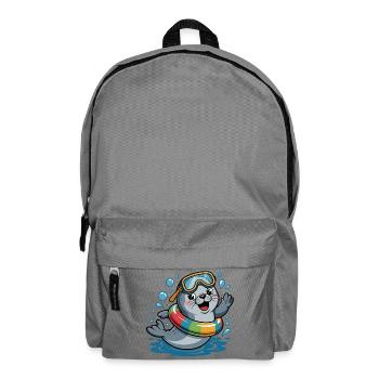 drôle de phoque - Sac à dos - gris éléphant - Devant