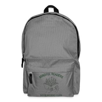 Book Club Book Lover Gift Vintage Style - Backpack - elephant grey - Front