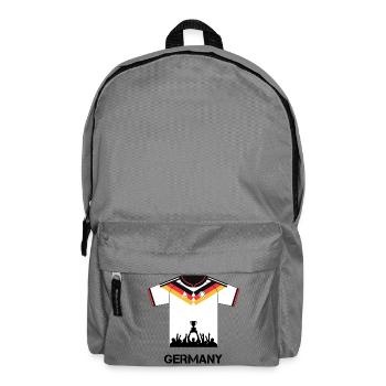 Germany Football Shirt with Cup – Fan Design - Backpack - elephant grey - Front