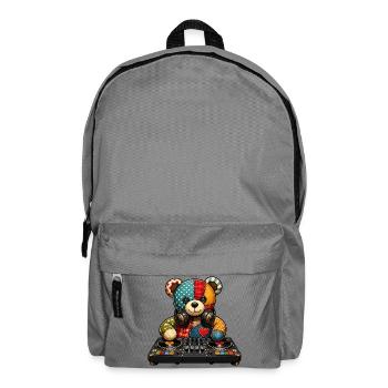 Patchbear DJ Patchwork - Sac à dos - gris éléphant - Devant