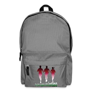 Chi va piano, va sano e va lontano - Rucksack - Mittelgrau - Vorne