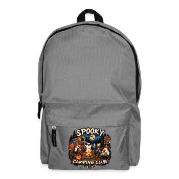 Spooky Camping Club – Halloween Camping Design - Rucksack - Mittelgrau - Vorne