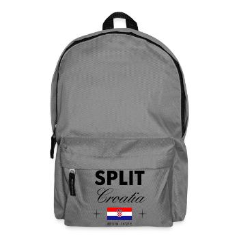 Split Kroatien Koordinaten Reise Souvenir - Rucksack - Mittelgrau - Vorne