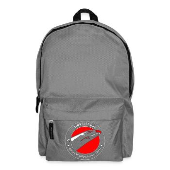 Molotow Logo: Links Ist Da - Rucksack - Mittelgrau - Vorne