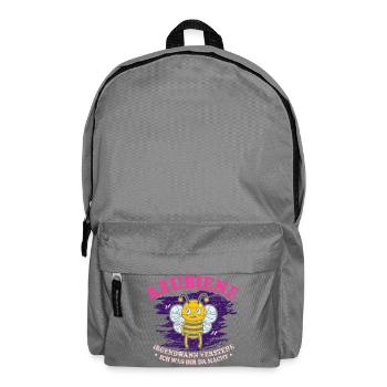 Azubiene Irgendwann Verstehe Ich Azubi Spruch - Rucksack - Mittelgrau - Vorne
