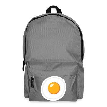 Eikostüm Halloween lustiges Frühstückskostüm - Rucksack - Mittelgrau - Vorne