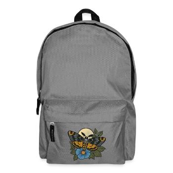 Schädelmotten-Mondblüte - Rucksack - Mittelgrau - Vorne