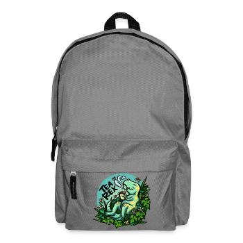 Tea Rex - Türkis -  (NO AI / Ohne KI) - Rucksack - Mittelgrau - Vorne