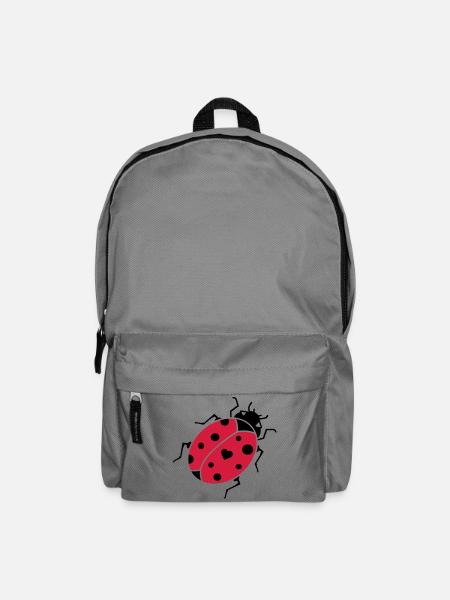 Marienkäfer - Rucksack - Mittelgrau