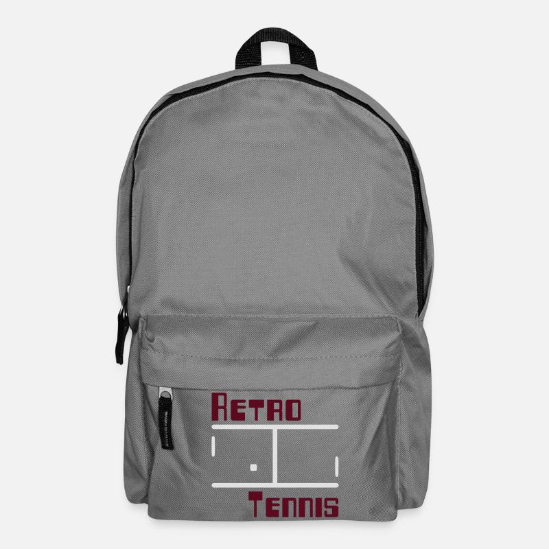 Retro Tennis - Rucksack - Mittelgrau