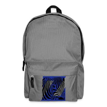 Zebra Mix - Sac à dos - gris éléphant - Devant