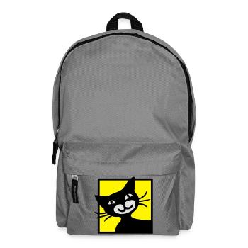 Katze - Rucksack - Mittelgrau - Vorne