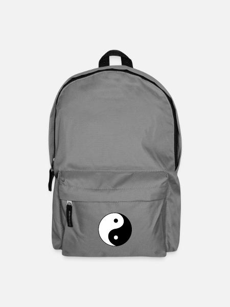 yin yang - Rucksack - Mittelgrau