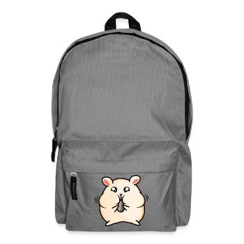 Conception de hamster - Sac à dos - gris éléphant - Devant