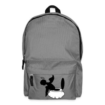 little angel sits on the clouds. Toilet - Backpack - elephant grey - Front
