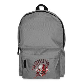 Totenkopf Skull - Rucksack - Mittelgrau - Vorne