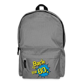 Fête des années 80 Retour aux années 80, culte des années 80 ... (25) - Sac à dos - gris éléphant - Devant